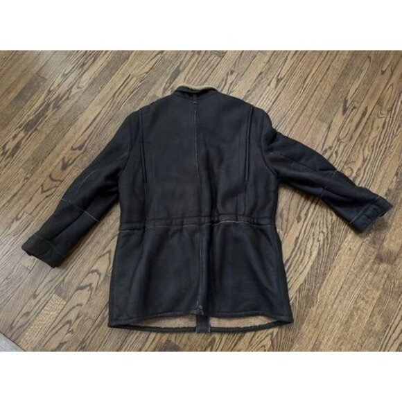 Mens Real Shearling Jacket Size Large - Picture 2 of 5